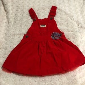Oshkosh overalls skirt 2T